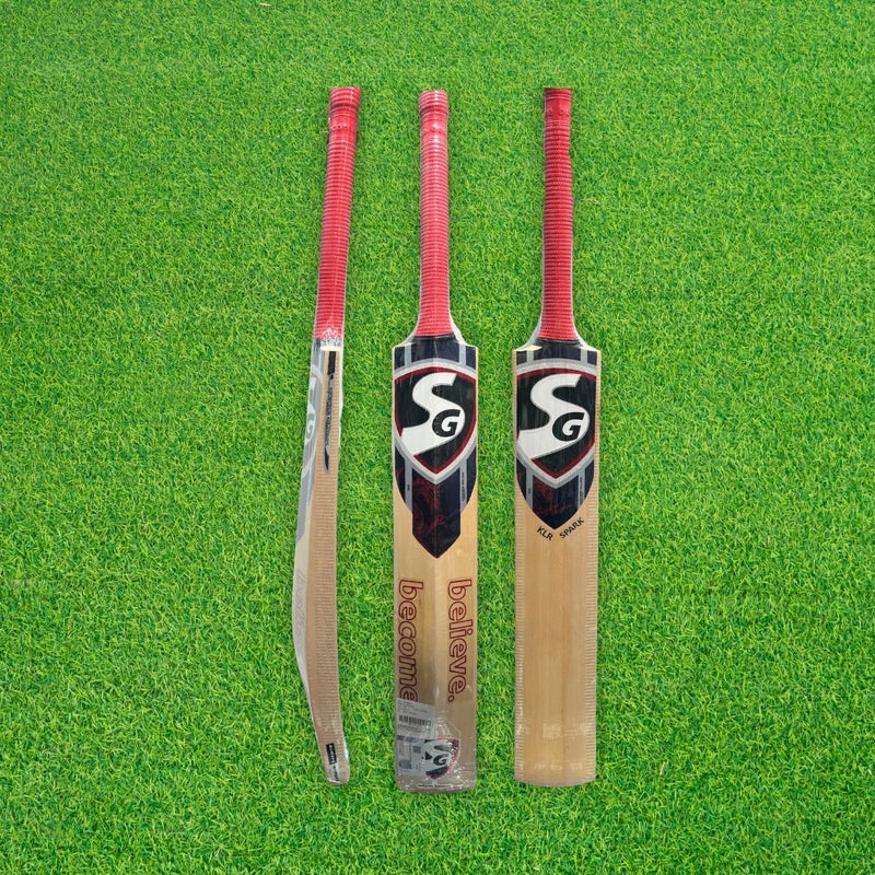 SG KLR Spark Kashmir Willow Cricket Bat Short Handle Durable Practice Bat